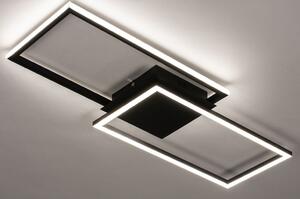 Stropní LED svítidlo Villon Black (LMD)