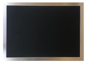 Toptabule.cz CHRM00 Černá křídová tabule PREMIUM v chromovém rámu magneticky / 60x40cm