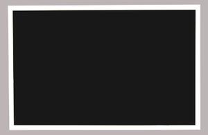 Toptabule.sk Černá křídová tabule v bílém dřevěném rámu 60x40 cm