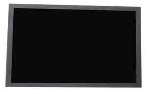Toptabule.cz KRT01SDR Černá křídová tabule v šedém dřevěném rámu nemagneticky / 40x30cm /