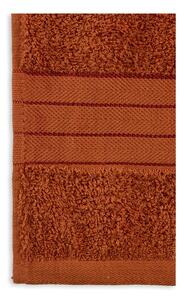 Bavlněné ručníky v cihlové barvě v sadě 4 ks 50x100 cm – Good Morning
