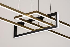 Závěsné LED svítidlo Bernoldi Black and Gold (LMD)