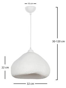 Brilagi - Lustr na lanku WABI SABI 1xE27/40W/230V pr. 32 cm bílá