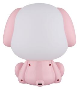 Globo 21761P - LED Stm. nab. dětská noční lampička PUPPY 1W/5V 500 mAh růžová