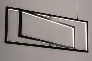 Závěsné LED svítidlo Dual Frame Line Black (LMD)