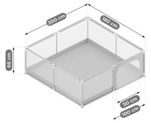 Dětská ohrádka Cozy 28 šedá