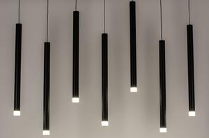 Závěsné designové LED svítidlo Milenium Black 7 (LMD)