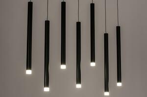 Závěsné designové LED svítidlo Milenium Black 7 (LMD)