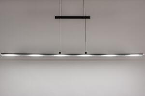 Závěsné designové LED svítidlo Collio Black (LMD)