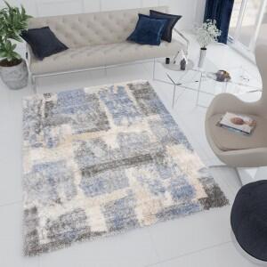 Makro Abra Kusový koberec Shaggy VERSAY Q293A Modrý Rozměr: 160x230 cm