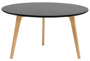 Jednoduchý černý odkládací stolek TENNESSEE