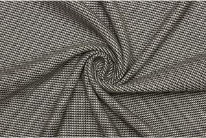 Kostýmová směsová vlna elastická - Geometrický vzor