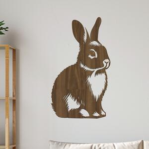 Dřevo života | Dřevěný obraz Králíka | Rozměry (cm): 23x40 | Zvolte barvu dekoru: Ořech