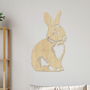 Dřevo života | Dřevěný obraz Králíka | Rozměry (cm): 23x40 | Zvolte barvu dekoru: Javor
