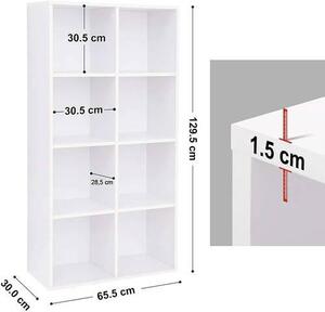 KNIHOVNA, 65,5/129,5/30 cm Boxxx, Online Only