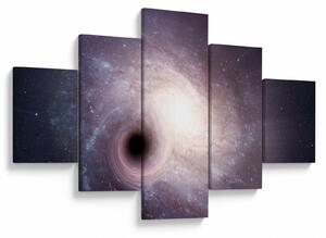 Obraz - Spirální galaxie (125x70 cm)