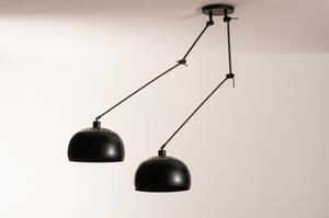 Závěsné designové svítidlo Snap Light Duo Monaco Black and Black (LMD)
