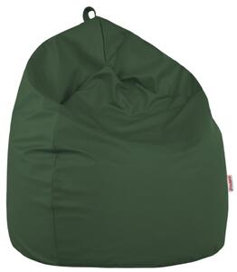 Sedací vak SAKO tmavě zelený ekokůže