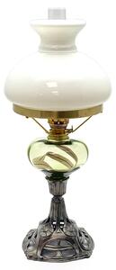 Floriánova huť Petrolejová lampa s cínovou nohou