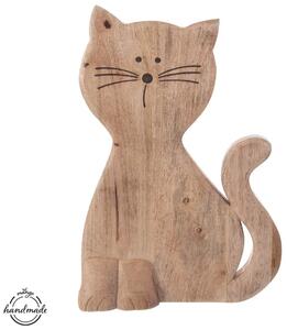 Kočka Micka 50 cm, mangové dřevo ORION 351859