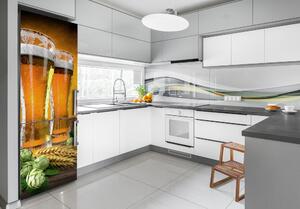 Nálepka na ledničku Dvě sklenice piva FridgeStick-70x190-f-111537722