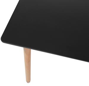Černý kuchyňský stůl 120x80 cm FLY