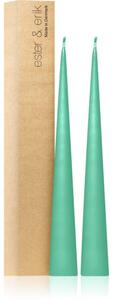 Ester & erik cone candles cool mint (no. 55) dekorativní svíčka 2x37 cm