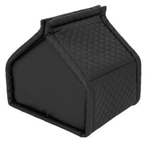 Bouda a pelíšek pro psa DIAMOND R1 černý