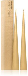 Ester & erik cone candles sunglow (no. 04) dekorativní svíčka 2x37 cm