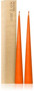 Ester & erik cone candles mild orange (no. 16) dekorativní svíčka 2x37 cm