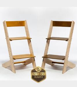Lucas Wood Style - rostoucí židle EASY LINE zvýhodněný set 2 ks - buk + kaštan