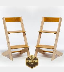 Lucas Wood Style - rostoucí židle EASY LINE zvýhodněný set 2 ks - buk + buk