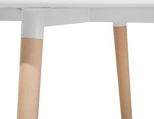 Jídelní stůl ⌀ 120 cm bílý BOVIO