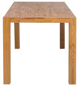 Dubový jídelní stůl světle hnědý 180 cm NATURA