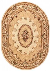 Makro Abra Oválný koberec YESEMEK 5889A krémový Rozměr: 70x140 cm
