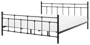 Černá kovová postel 180x200 cm LYNX