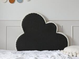 Čalouněná jednolůžková postel PANELS do dětského pokoje - Krémová, 90x200 cm