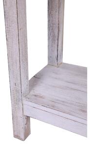 Konzolový stolek MAROCO bílá/patina