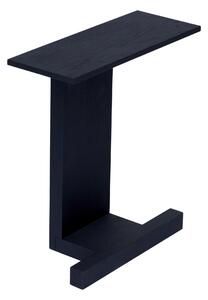 FOGIA Odkládací stolek Supersolid, Wide, Black Oak