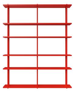 FOGIA Policová sestava Bond, 2x6, Red / Podlahová / stropní