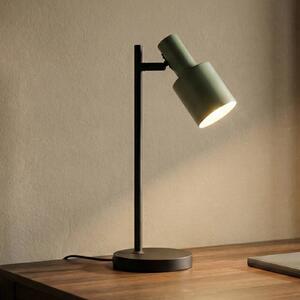Lindby Stolní lampa Ovelia, zelená/černá, kov, E27, Černá, Pracovna / kancelář, kov, Moderní, Stolní lampa