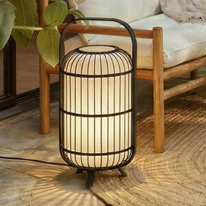 Lucande Terasové svítidlo Tayori, černé, 64 cm, IP44, Černá, Hliník, Design