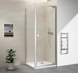 Gelco SIGMA SIMPLY čtvercový sprchový kout pivot dveře 800x800mm L/P varianta, čiré sklo GS1279GS3180