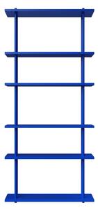FOGIA Policová sestava Bond, 1x6, Blue / Podlahová / stropní