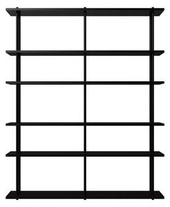 FOGIA Policová sestava Bond, 2x6, Black / Podlahová / stropní
