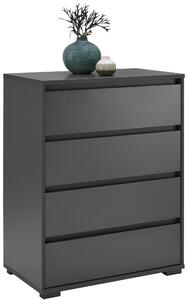 KOMODA, antracitová, 80/103/48 cm Carryhome - Široké komody, Online Only
