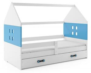 Dětská postel Dominik 80x160 bílá/modrá