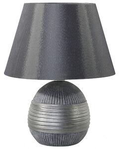 Luxusní stříbrná noční stolní lampa SADO