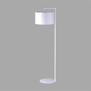 KEJO Stojací moderní lampa SIMONE WHITE, 1xE27, 60W, kulatá, bílá K-4333