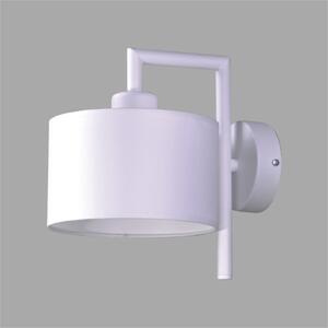 KEJO Nástěnné moderní osvětlení SIMONE WHITE, 1xE27, 60W, kulaté, bílé K-4334